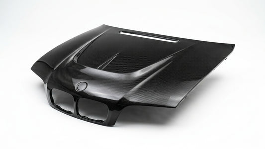 Bmw E46 4 Door Carbon Bonnet With Vents