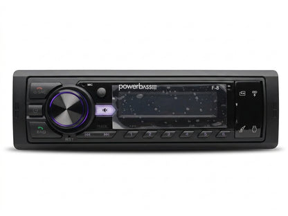 PowerBass F-8 Single Din Media Player Bluetooth/Usb