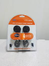 Pervoi CTC-366G 600W High-Efficiency Dome Tweeter – 4 Mounting Options