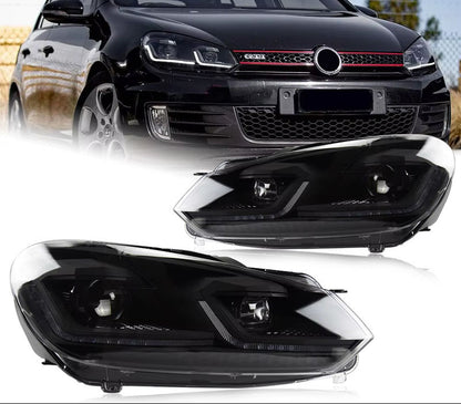 VW GOLF 6 HEADLIGHTS (GOLF 7.5 R STYLE)