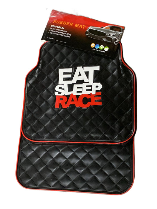 Eat Sleep Race Boot Mat