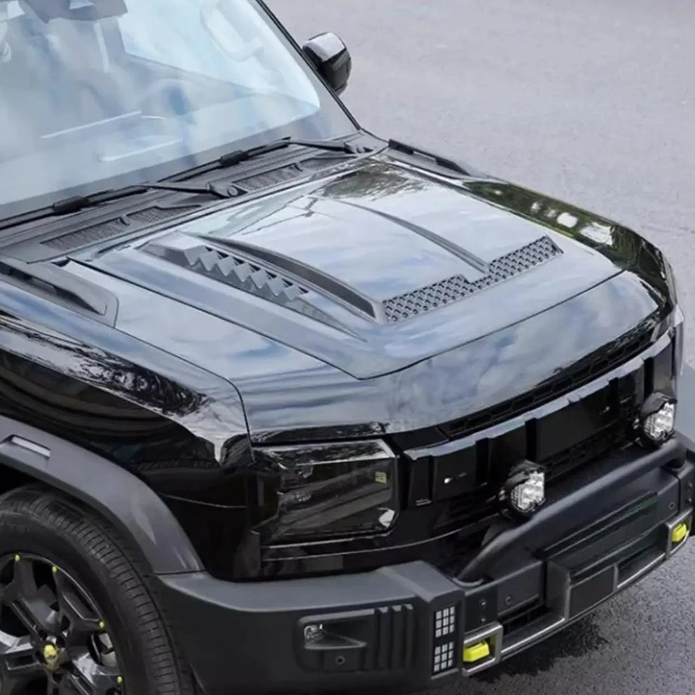 Jetour T2 (25-On) Brabus Style Gloss Black Plastic Bonnet Scoop
