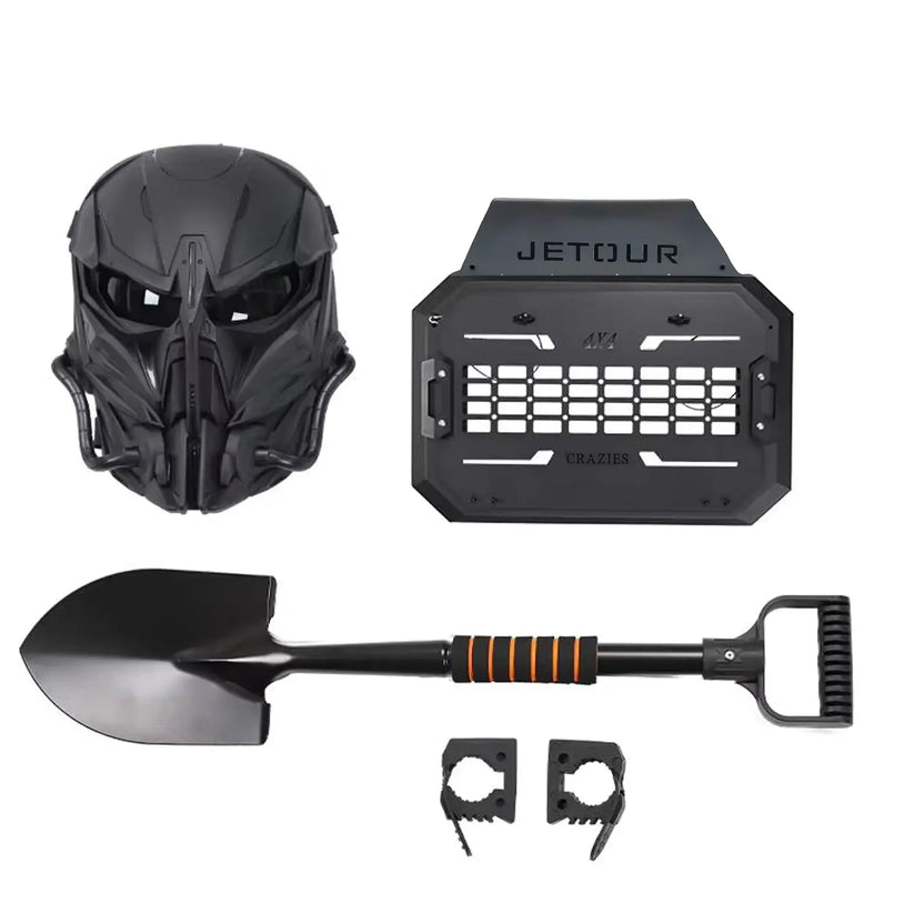 Jetour T2 (25-On) Dark Knight Edition Molle Side Panel With Shovel & Mask