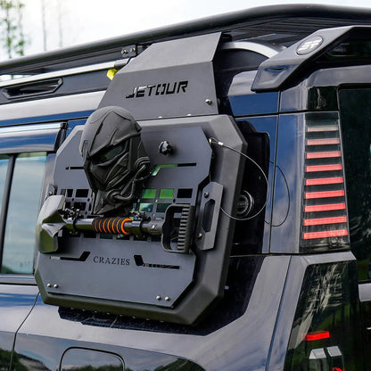 Jetour T2 (25-On) Dark Knight Edition Molle Side Panel With Shovel & Mask