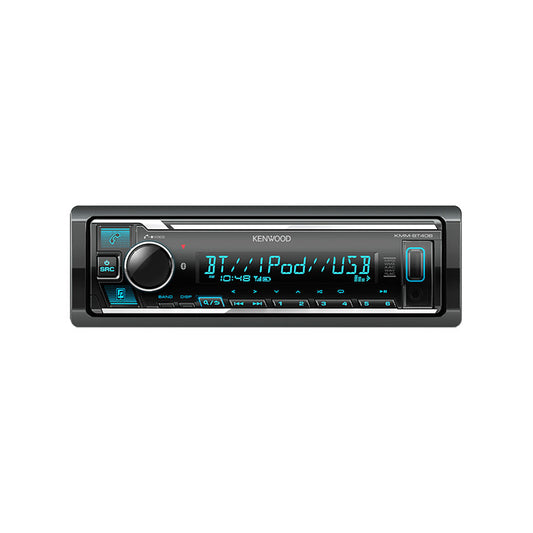 Kenwood KMM-BT408 Media Player with USB, Vari Colour and 3.5V