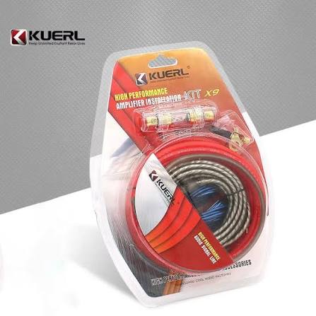 Kuerl X9 High-Performance Car Amplifier Installation Kit – 800–1200W Max