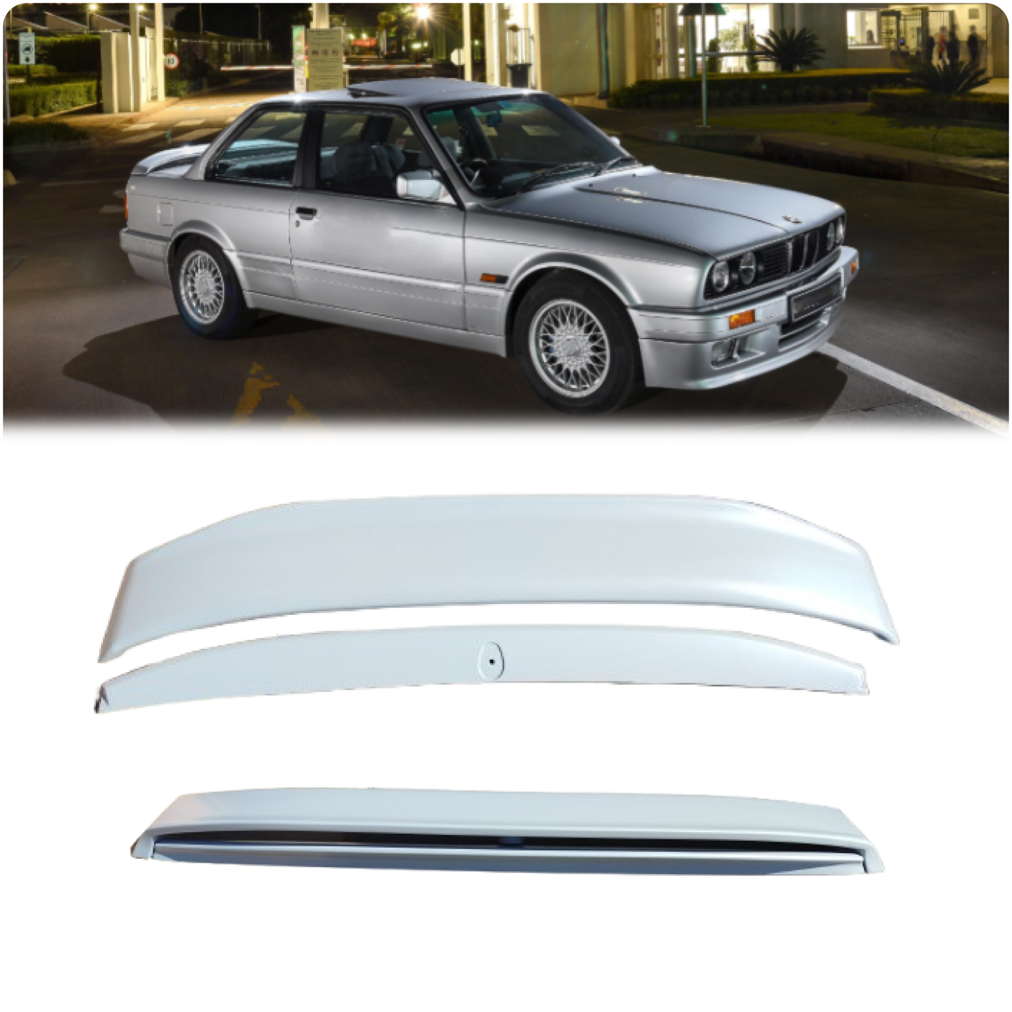 BMW E30 IS BOOTSPOILER 2 PIECE