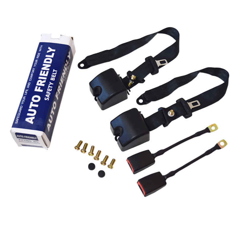 Auto Friendly Seat Belts 2 Piece
