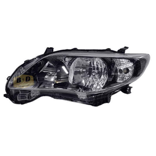 Toyota Corolla Quest Headlight Silver And Black LHS