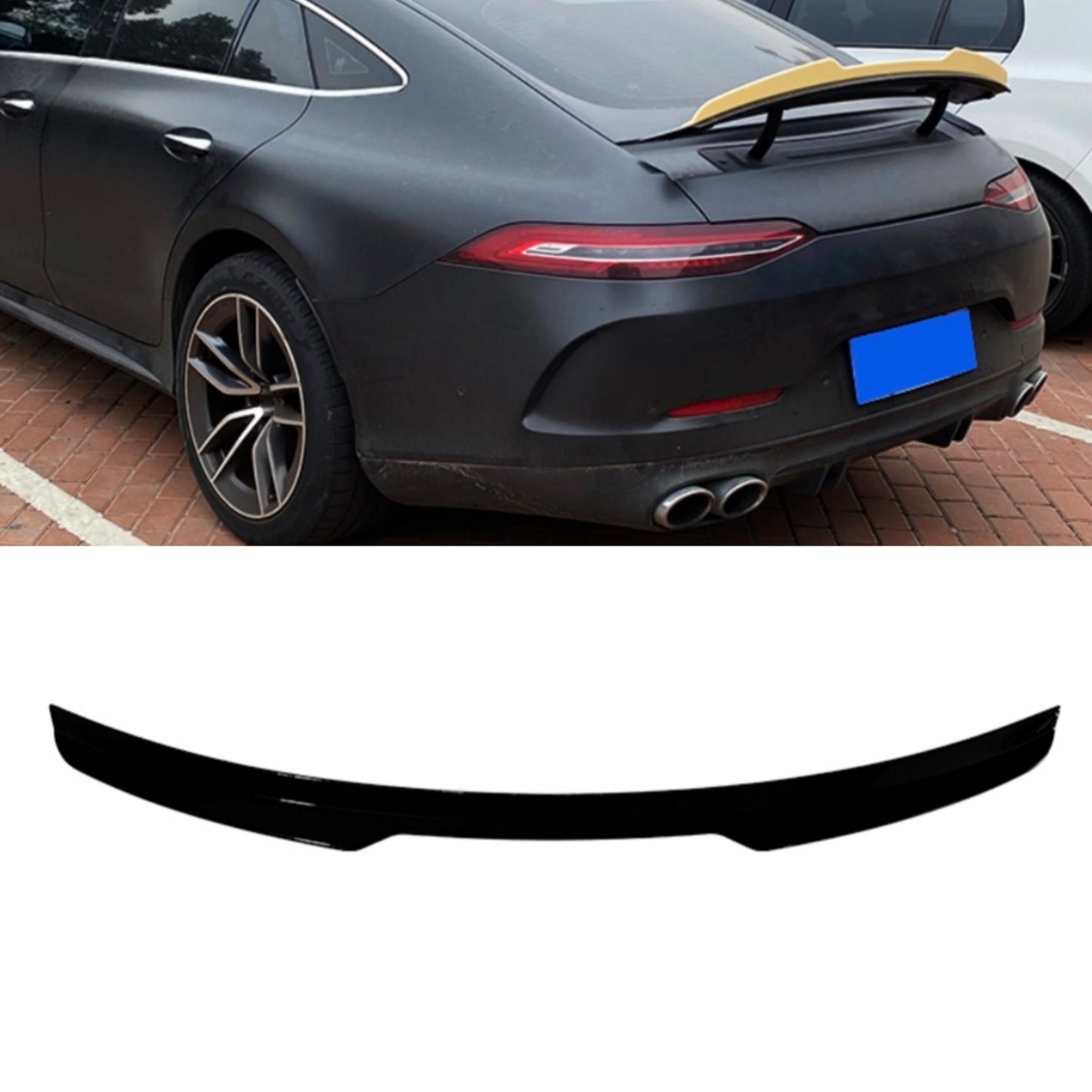 Mercedes Benz AMG GT 4 Door Coupe X290 Add On Boot Spoiler