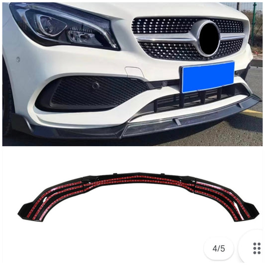 Mercedes Benz CLA W117 3 Piece Front Lip