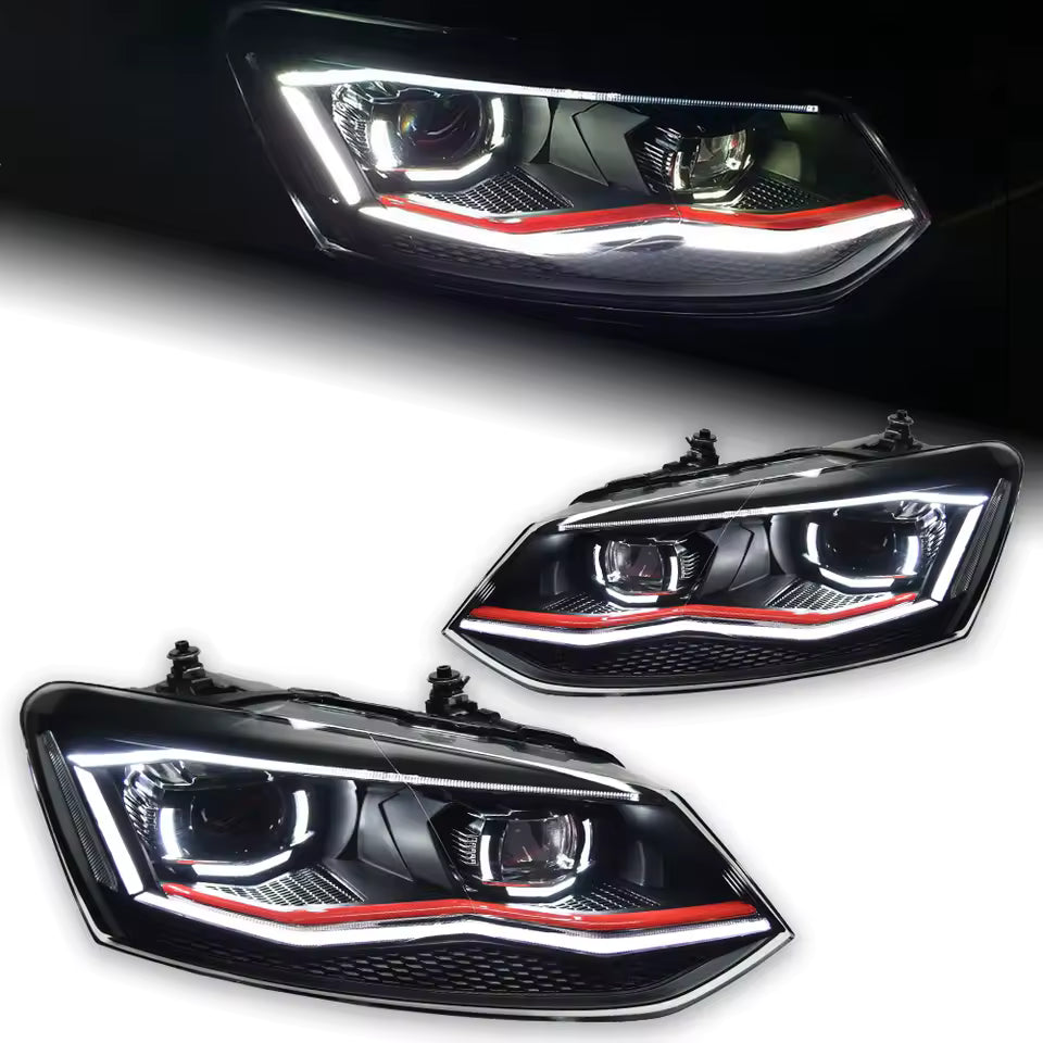 VW POLO 6 HEADLIGHT (AW GTI STYLE )
