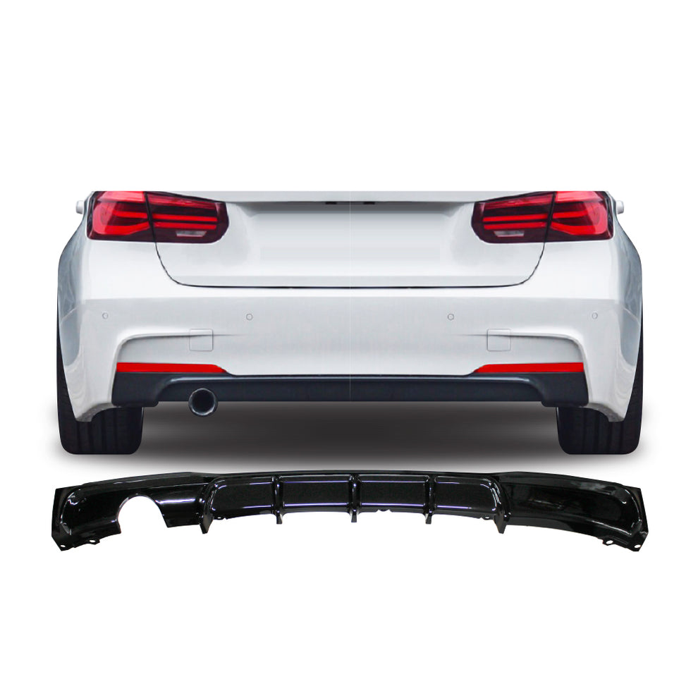 F30 Rear Diffuser Kit BMW F30 M Sport Rear Diffuser (single exit) – Onlinemotorspares