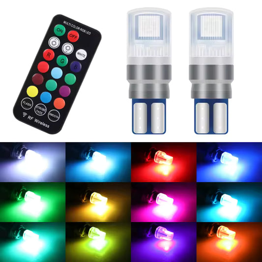 LED RGB park lights with remote.