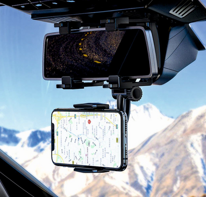 Car Rear view Mirror Phone Holder