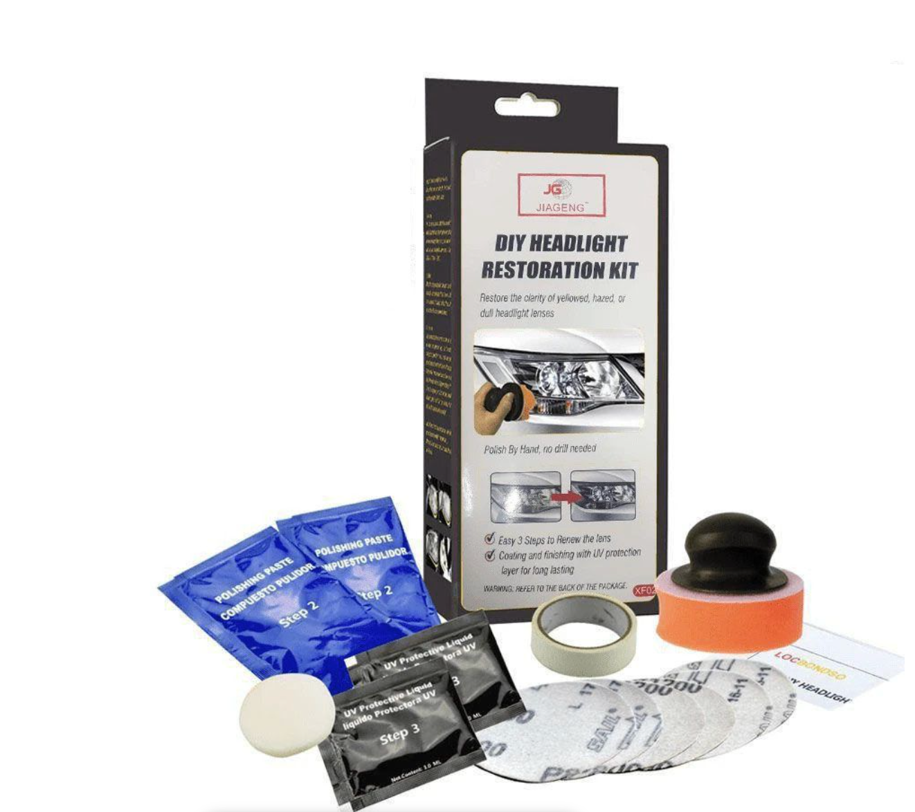 DIY Headlight Restoration Kit