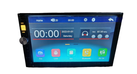 PERVOI 7" HD TOUCH SCREEN REARVIEW FUNCTION BT/RADIO/MP5
