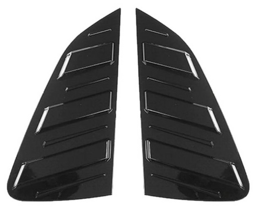 VW Polo 8 Window Louvres Glossblack (Non-Oem)