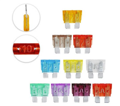 11 Piece Car Safety Blade Fuse Set