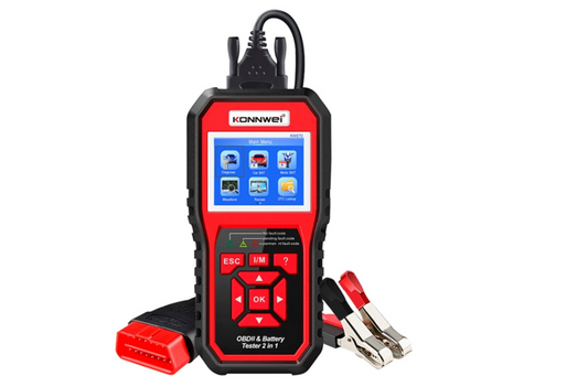 Konnwei KW870 OBD2 Car & Motorcycle Battery Tester Diagnostic Scanner