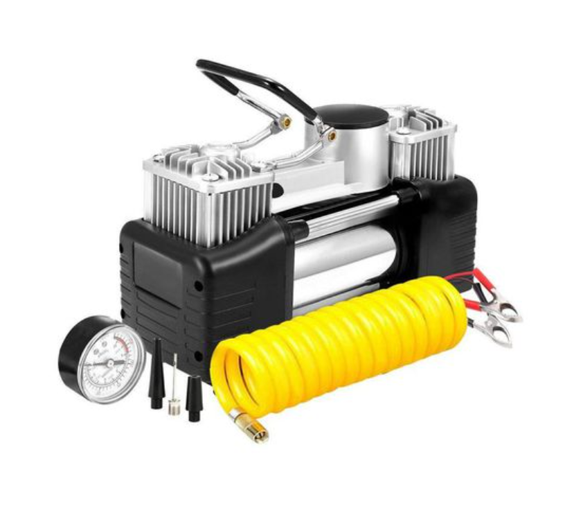 A Heavy Duty 12 Volt 85 litre Two Cylinder Portable Air Compressor