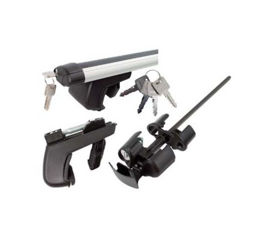 Oval Roof Rack with Lock Set-Aluminium