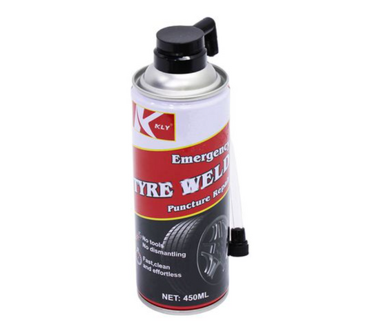 Emergency Tyre Weld Puncture Repair - 450ml Can