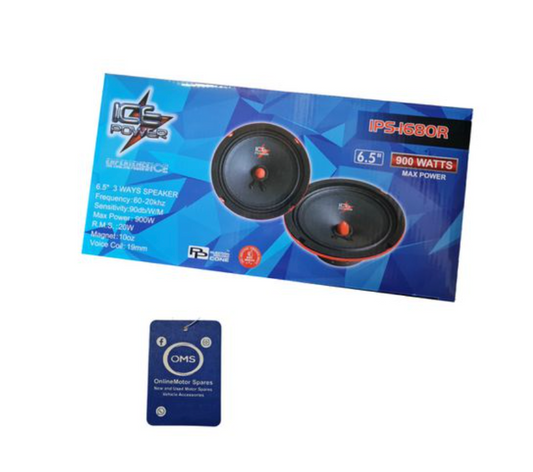 Ice Power 6.5" Midrangebullet speakers 900w with Oms Airfreshener