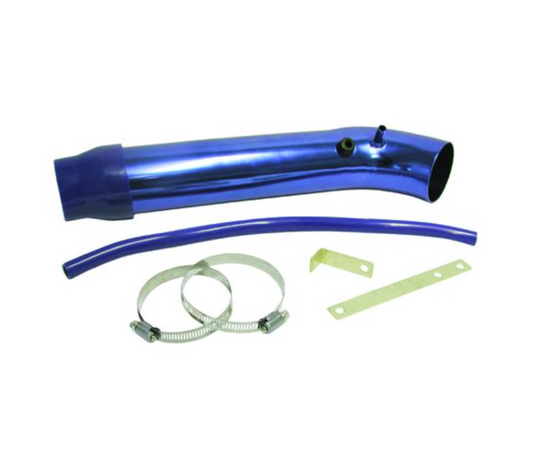 Long Bend Intake / Induction Pipe Set - 76 x 400mm - Blue