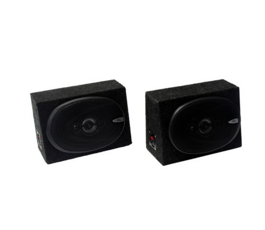 Ice Power IPS-698 800w 5 Way 6x9 Speakers in Enclosure