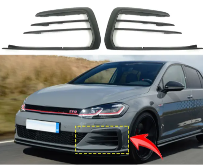 GOLF 7.5 GTI FOG COVER GRILLS
