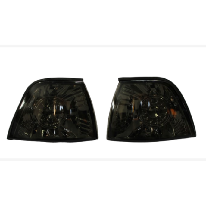 LED Smoked Corner Light Set Compatible with E36 1992-1998 4 Door