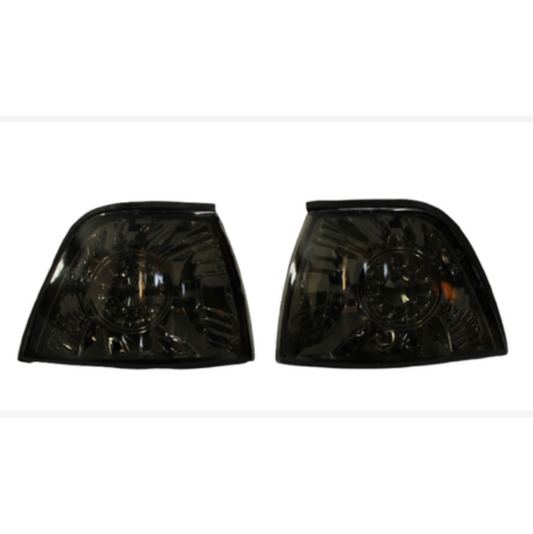 LED Smoked Corner Light Set Compatible with E36 1992-1998 4 Door