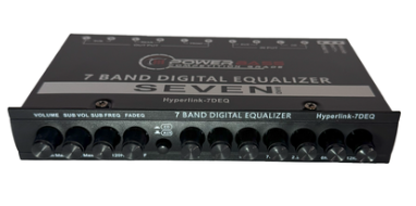 Powerbass Hyperlink-7DEQ 7 Band Digital Equalizer