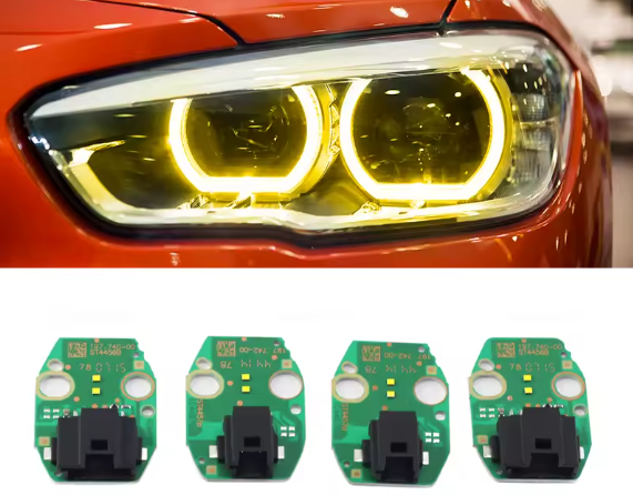 F20 F21 facelift 2015-2019 Lemon yellow Drl Modules. 2 Piece