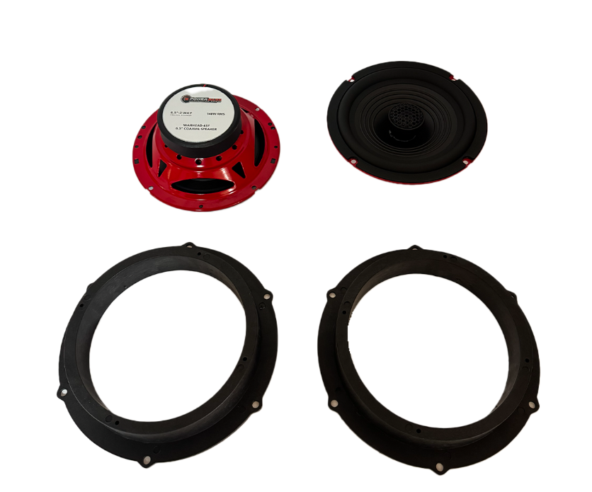 Powerbass WARHEAD-65F 140W RMS Coaxial Speakers