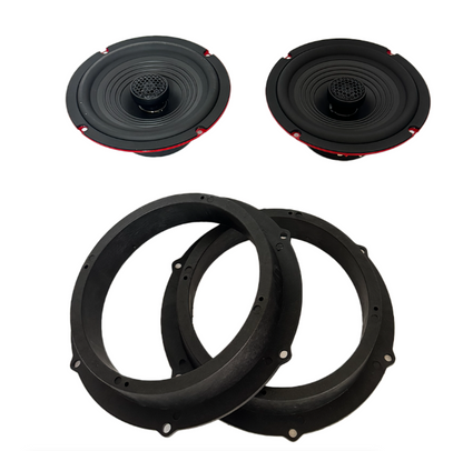 Powerbass WARHEAD-65F 140W RMS Coaxial Speakers