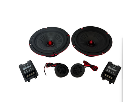Powerbass WARHEAD-650C 6.5" 180W RMS Component Speakers