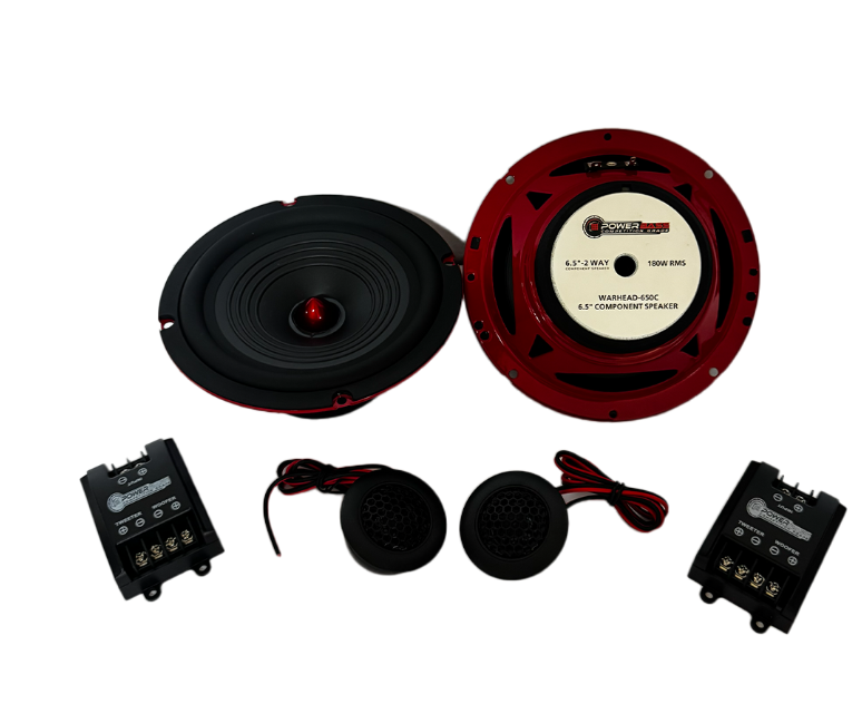 Powerbass WARHEAD-650C 6.5" 180W RMS Component Speakers