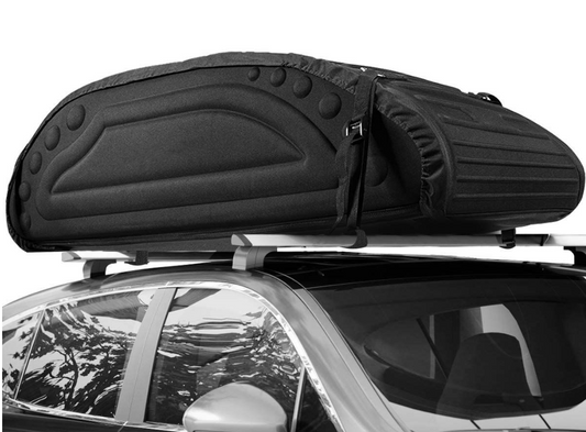 Black Foldable / Collapsible Cargo Roof Box Bag with Waterproof Cover