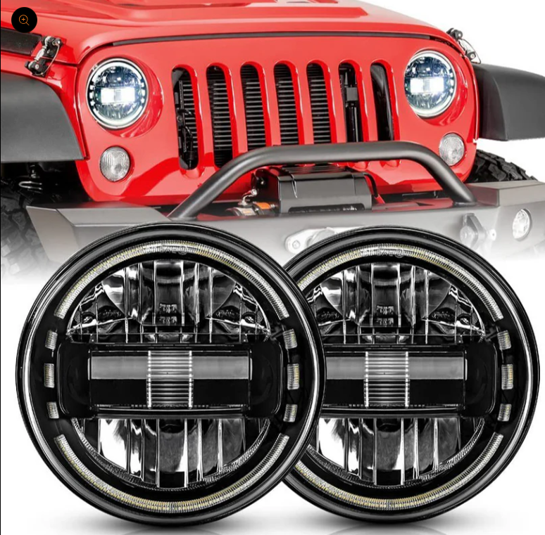 7 Inch Jeep King Kong Style LED Headlights
