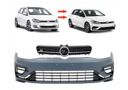 Vw Golf 7.5 R To Fit Golf 7 Conversion Front Bumper Complete
