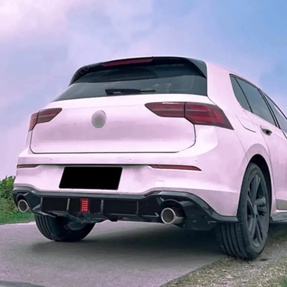 Vw Golf 8 GTI/R-Line F1 Style Rear Diffuser With LED