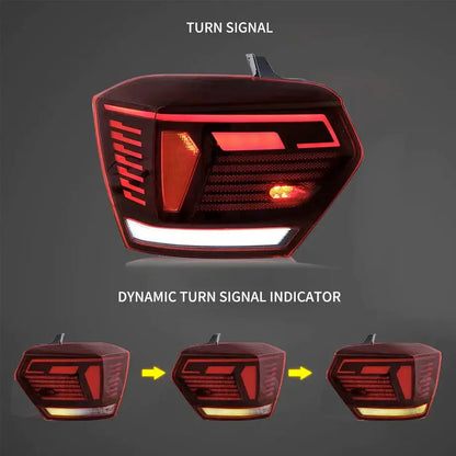Vw Polo 8 Sequential Tail Lights Red