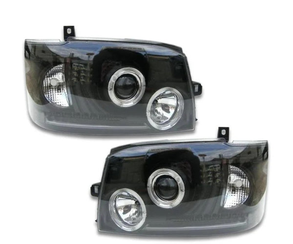 Toyota Quantum Angel Eye Headlights (Black)