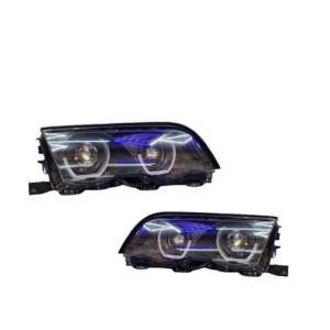 Bmw E46 Angel Eye Half Ring Headlight Set