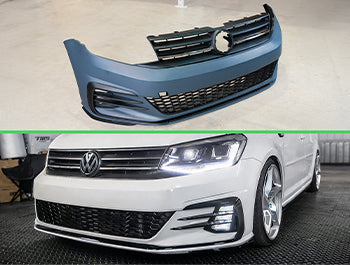 VW Caddy 15-21 7.5 GTi style complete front bumper