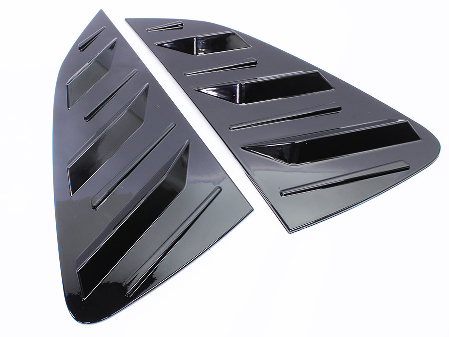 VW Polo 8 Window Louvres Glossblack (Non-Oem)