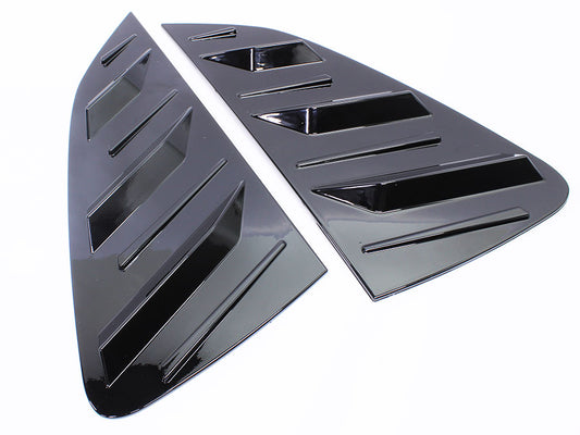 VW Polo 8 Window Louvres Glossblack (Non-Oem)