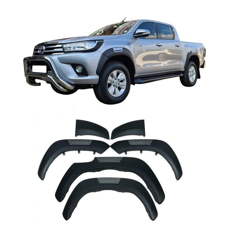 Toyota Hilux 2016 GD6 Wheel Arches Wide With Grey Insert